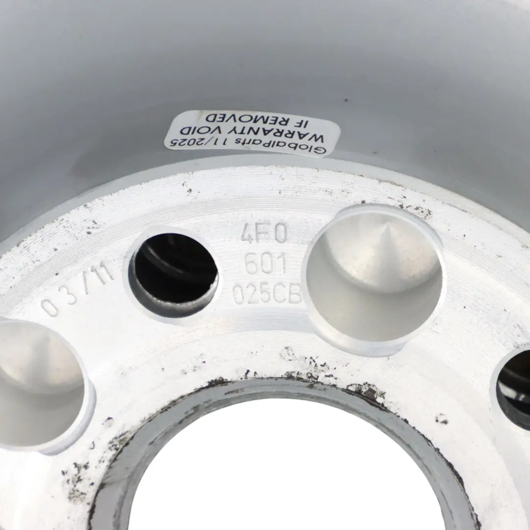 Rim Alloy Silver 17" 7,5J ET:45 to Audi A6 C6 Wheel with Part number 4F0601025CB Audi A6 C6 Wheel Rim Alloy Silver 17" 7,5J ET:45 - SKU 4F0601025CB-3 - Part number 4F0601025CB