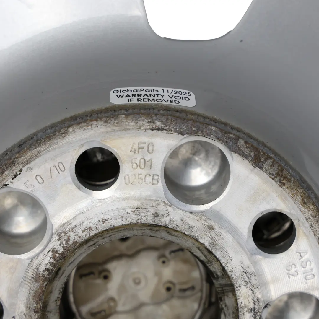 Audi A6 C6 Wheel Rim Alloy Silver 17" 7,5J ET:45 - SKU 4F0601025CB-3 - Part number 4F0601025CB