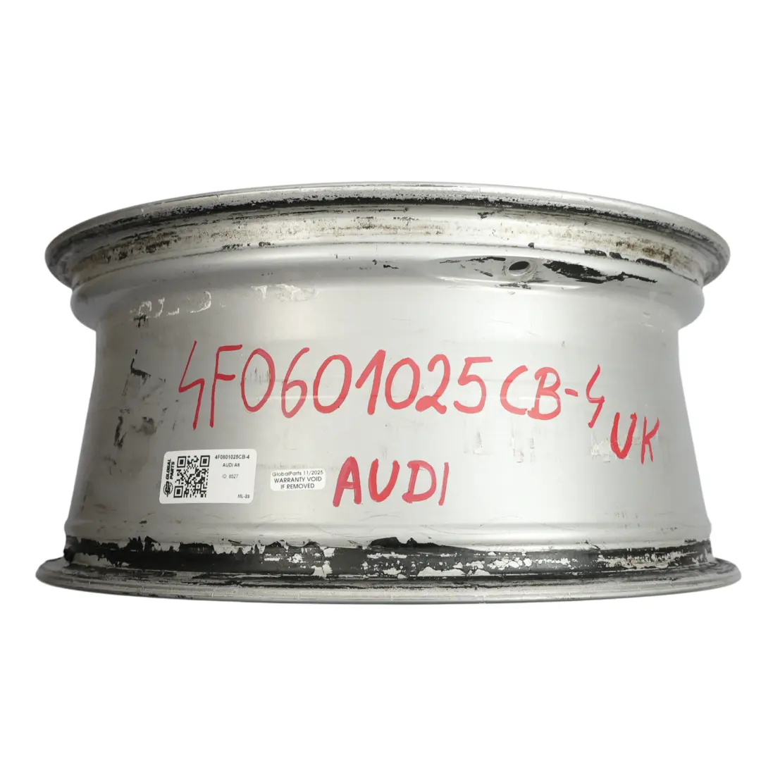 Rim Alloy Silver 17" 7,5J ET:45 to Audi A6 C6 Wheel with Part number 4F0601025CB Audi A6 C6 Wheel Rim Alloy Silver 17" 7,5J ET:45 - SKU 4F0601025CB-4 - Part number 4F0601025CB
