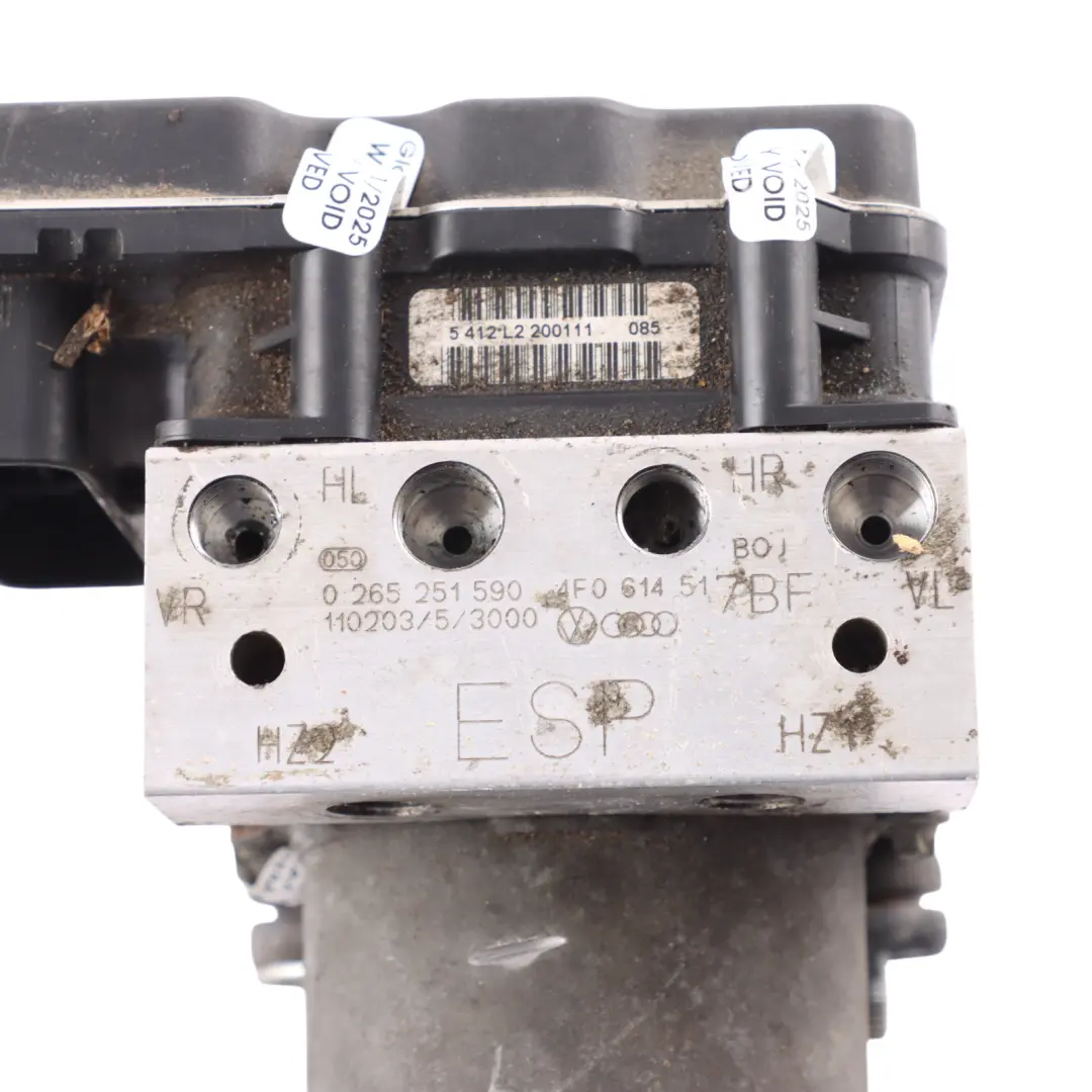ABS Brake Pump Hydraulic Control Unit Module to Audi A6 C6 with Part number 4F0614517BF Audi A6 C6 ABS Brake Pump Hydraulic Control Unit Module - SKU 4F0614517BF - Part number 4F0614517BF