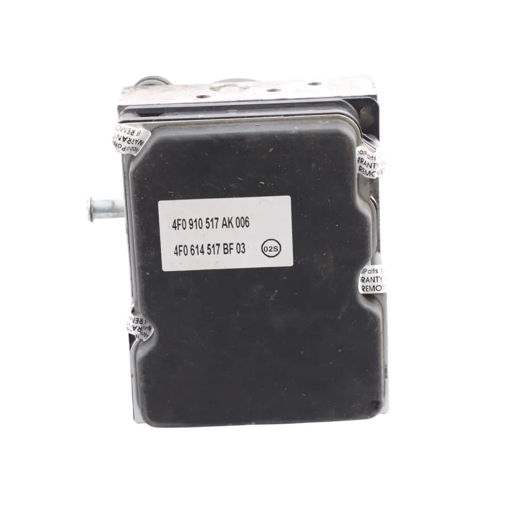 ABS Brake Pump Hydraulic Control Unit Module to Audi A6 C6 with Part number 4F0614517BF Audi A6 C6 ABS Brake Pump Hydraulic Control Unit Module - SKU 4F0614517BF - Part number 4F0614517BF