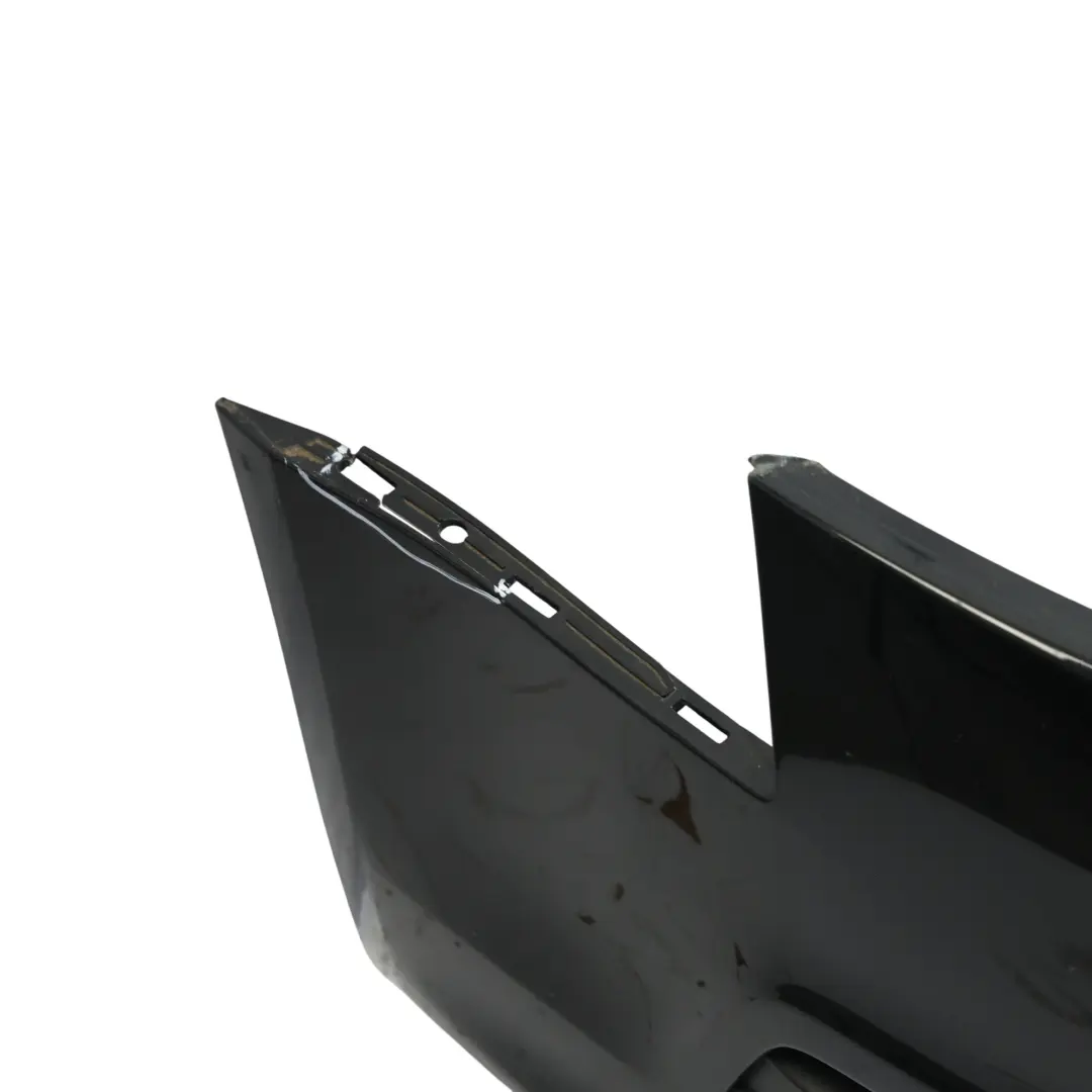 Front Bumper Trim Panel Cover Brilliant Black Metallic - Y9B to Audi A6 C6 with Part number 4F0807105AA Audi A6 C6 Front Bumper Trim Panel Cover Brilliant Black Metallic - Y9B - SKU 4F0807105AA-BBL - Part number 4F0807105AA