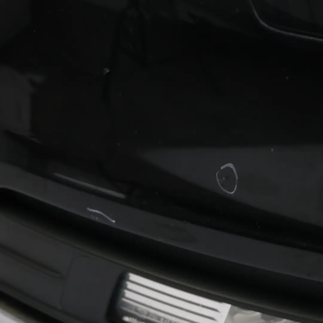 Front Bumper Trim Panel Cover Brilliant Black Metallic - Y9B to Audi A6 C6 with Part number 4F0807105AA Audi A6 C6 Front Bumper Trim Panel Cover Brilliant Black Metallic - Y9B - SKU 4F0807105AA-BBL - Part number 4F0807105AA