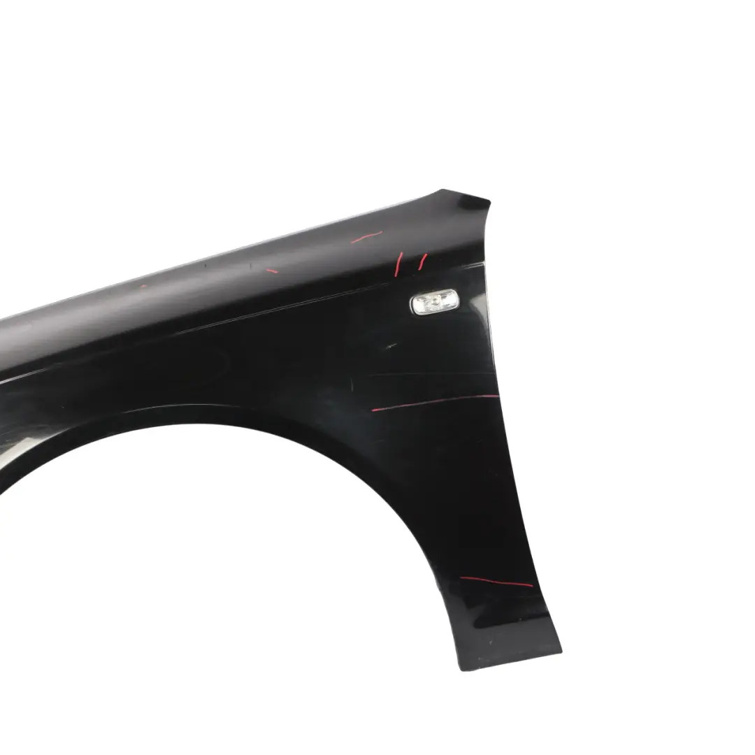 Side Panel Front Left N/S Wing Fender Brilliant Black Metallic - Y9B to Audi A6 C6 with Part number 4F0821103A Audi A6 C6 Side Panel Front Left N/S Wing Fender Brilliant Black Metallic - Y9B - SKU 4F0821103A-BBL2 - Part number 4F0821103A