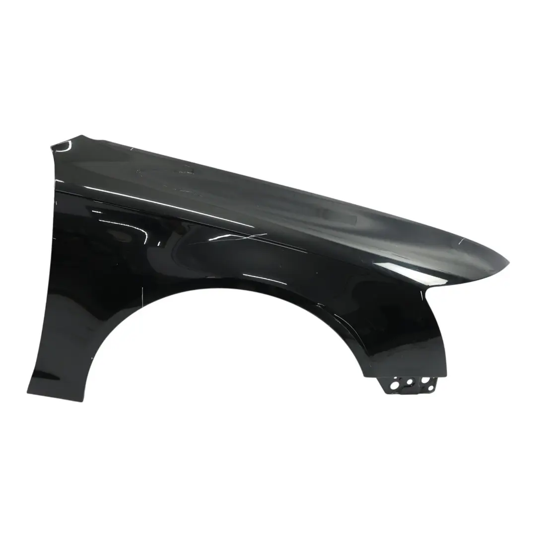 Audi A6 C6 Pannello Laterale Anteriore Destro Parafango Ala Brilliant Black Y9B - SKU 4F0821104F-BBL - Numero di parte 4F0821104F