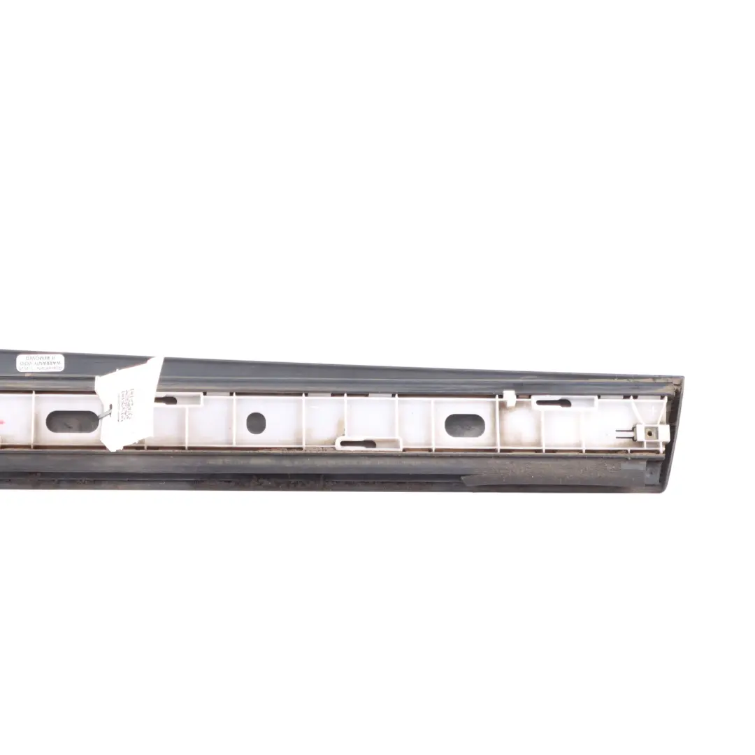 Door Strip Moulding Left N/S Brilliant Black - Y9B to Audi A6 C6 Rear with Part number 4F0853969L Audi A6 C6 Rear Door Strip Moulding Left N/S Brilliant Black - Y9B - SKU 4F0853969L-BBL - Part number 4F0853969L