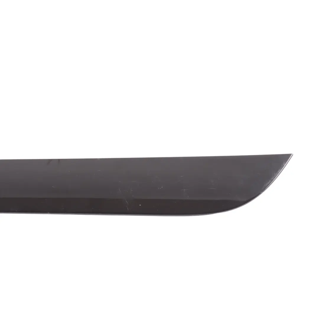 Audi A6 C6 Rear Door Strip Moulding Left N/S Brilliant Black - Y9B - SKU 4F0853969L-BBL - Part number 4F0853969L