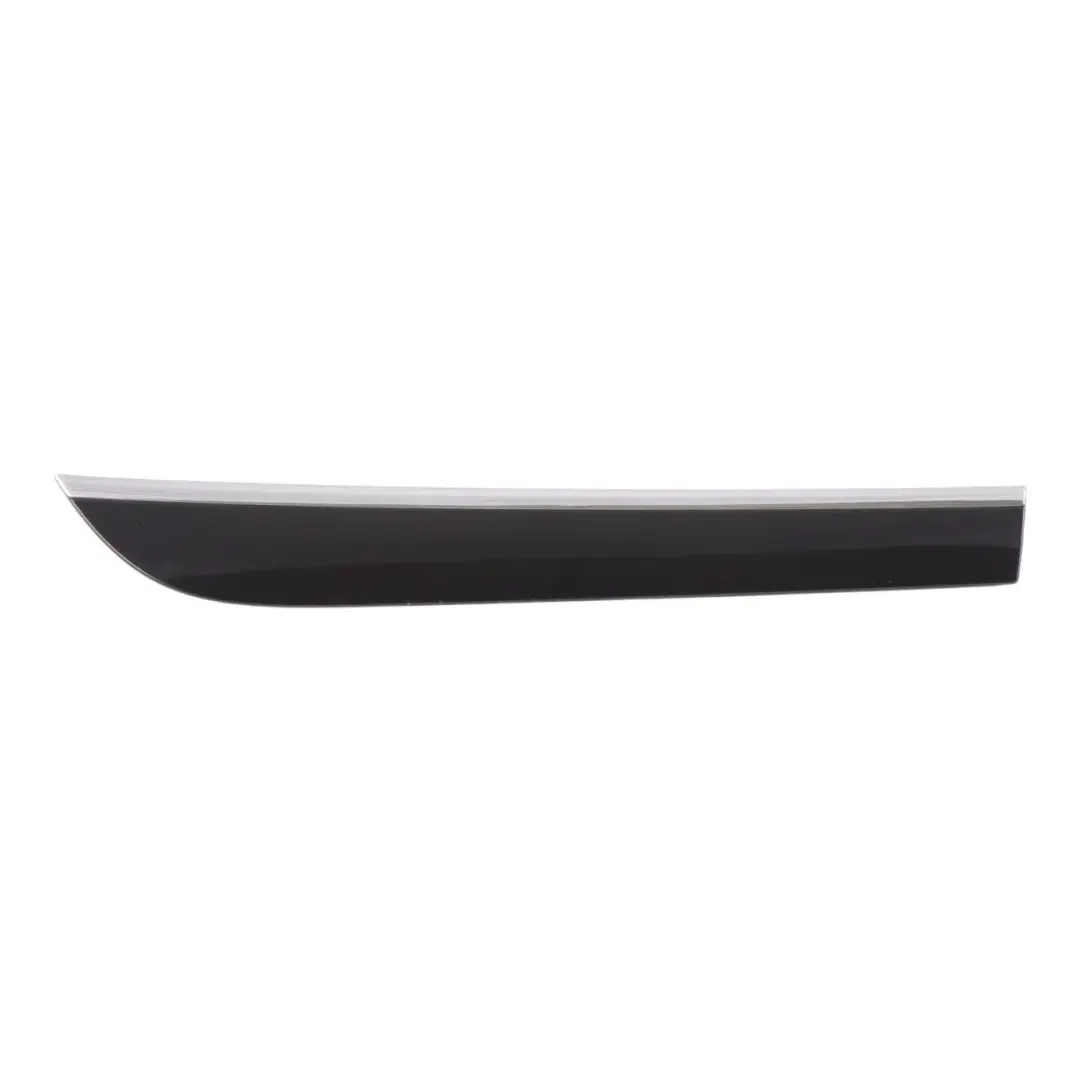 Door Strip Moulding Right O/S Brilliant Black - Y9B to Audi A6 C6 Rear with Part number 4F0853970K Audi A6 C6 Rear Door Strip Moulding Right O/S Brilliant Black - Y9B - SKU 4F0853970K-BBL - Part number 4F0853970K