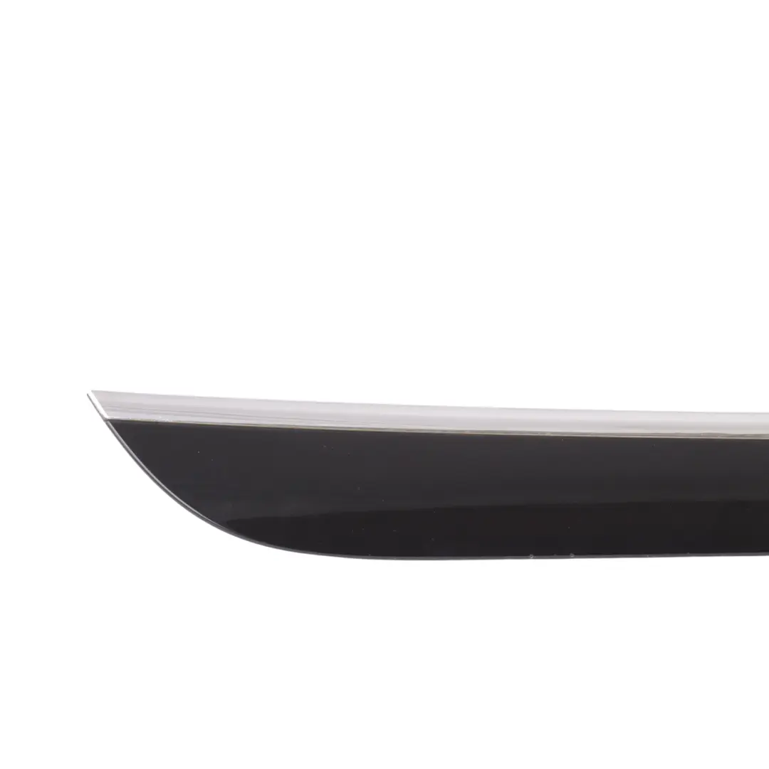 Audi A6 C6 Rear Door Strip Moulding Right O/S Brilliant Black - Y9B - SKU 4F0853970K-BBL - Part number 4F0853970K