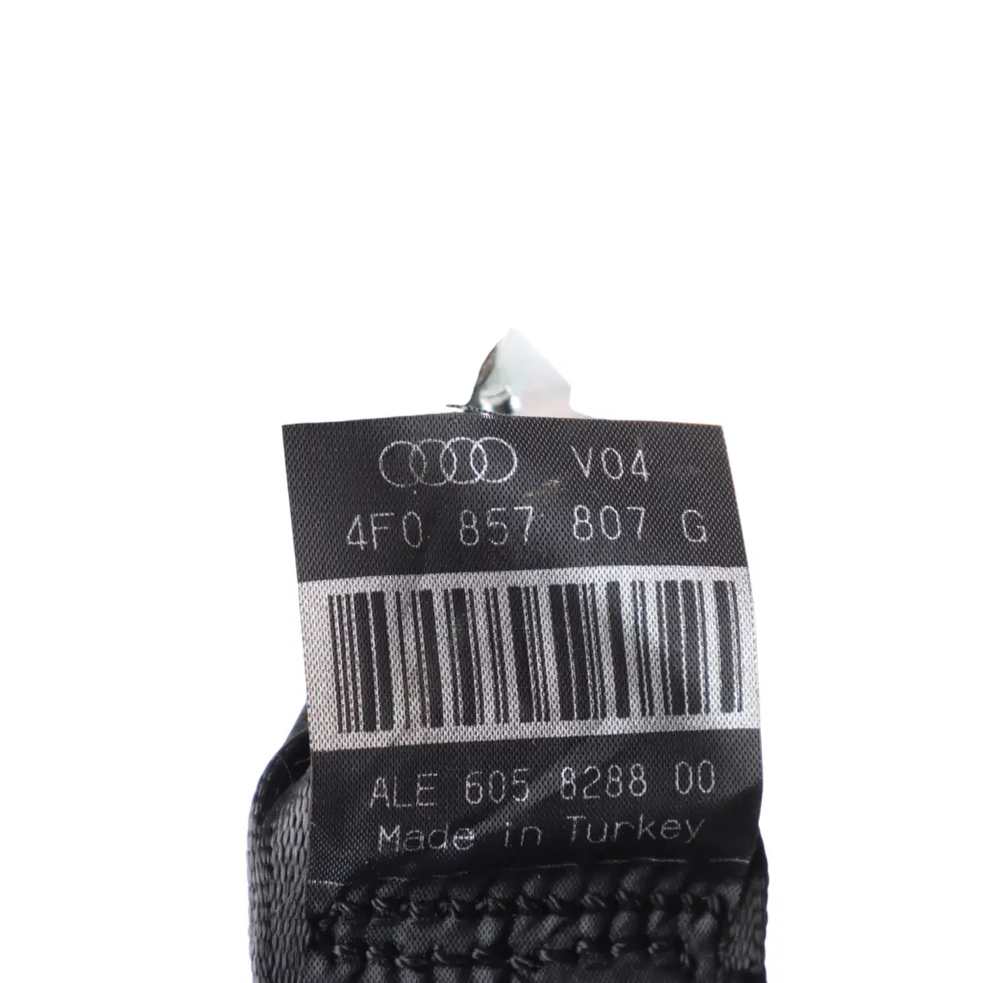 Audi A6 C6 Bench Seat Belt Upper Rear Centre Middle Seatbelt Black 4F0857805E - SKU 4F0857807G - Part number 4F0857807G