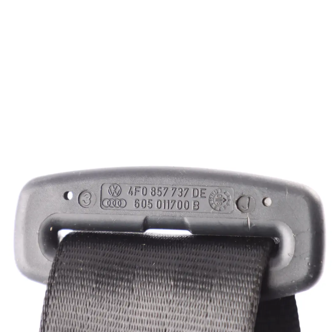 Audi A6 C6 Bench Seat Belt Upper Rear Centre Middle Seatbelt Black 4F0857805E - SKU 4F0857807G - Part number 4F0857807G