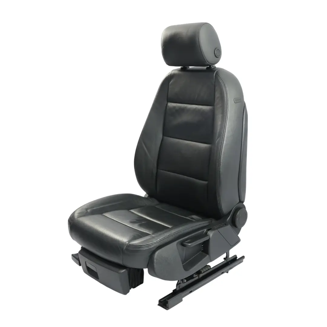 Audi A6 C6 Przednie Siedzenie Skórzane Soul Black Lewe - SKU 4F0881805BA-2 - Numer Części 4F0881805BA