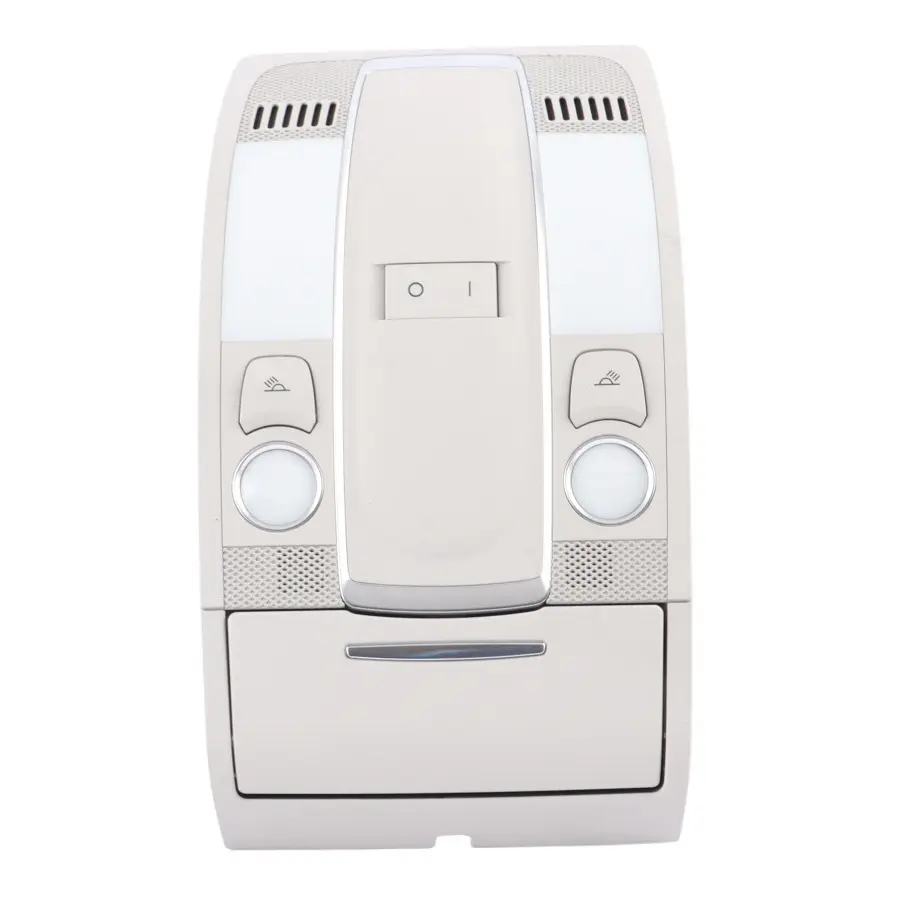 Reading Roof Courtesy Lamp Interior Switch Panel Silver to Audi A6 C6 with Part number 4F0947135BQ Audi A6 C6 Reading Roof Courtesy Lamp Interior Switch Panel Silver - SKU 4F0947135BQ-1 - Part number 4F0947135BQ