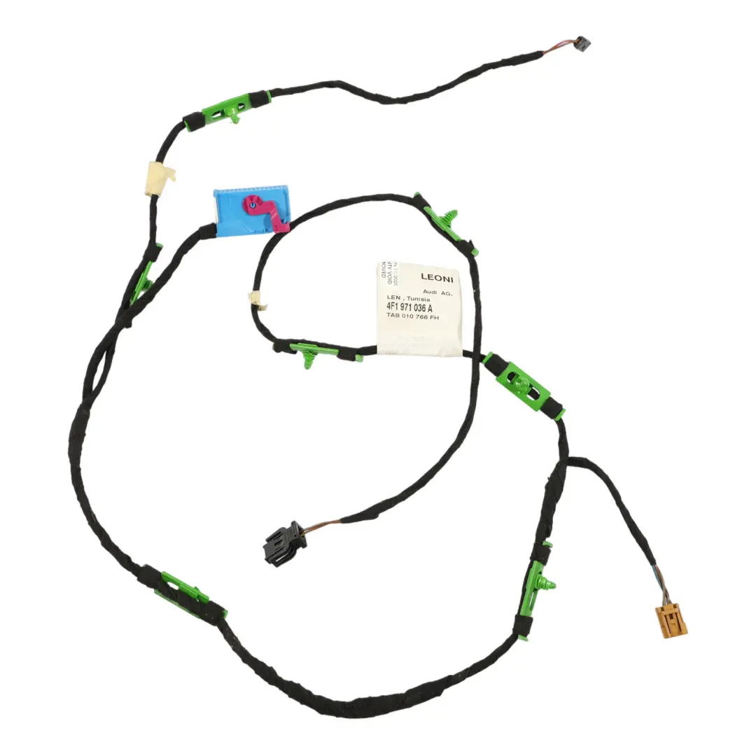 Front Passenger Door Wiring Left N/S Harness Loom Cable to Audi A6 C6 with Part number 4F1971036A Audi A6 C6 Front Passenger Door Wiring Left N/S Harness Loom Cable - SKU 4F1971036A - Part number 4F1971036A