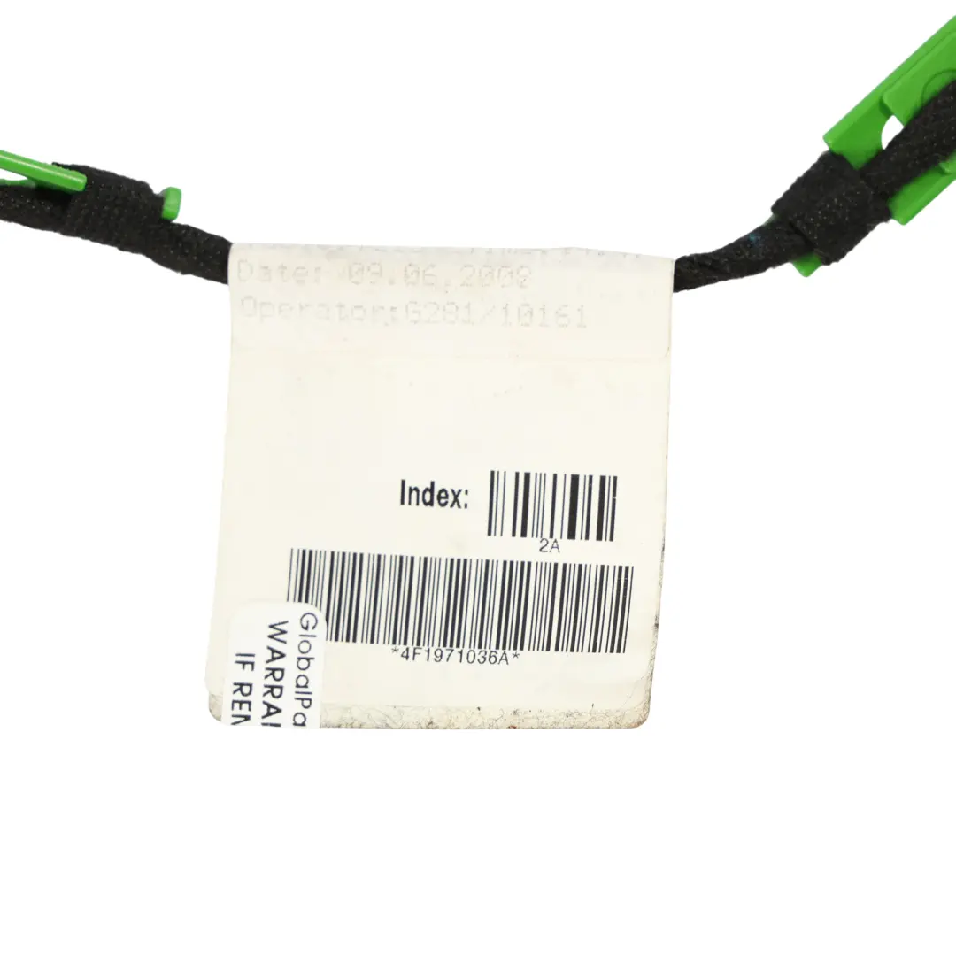 Audi A6 C6 Faisceau De Câbles De Porte Passager Avant Gauche - SKU 4F1971036A - Numéro de pièce 4F1971036A