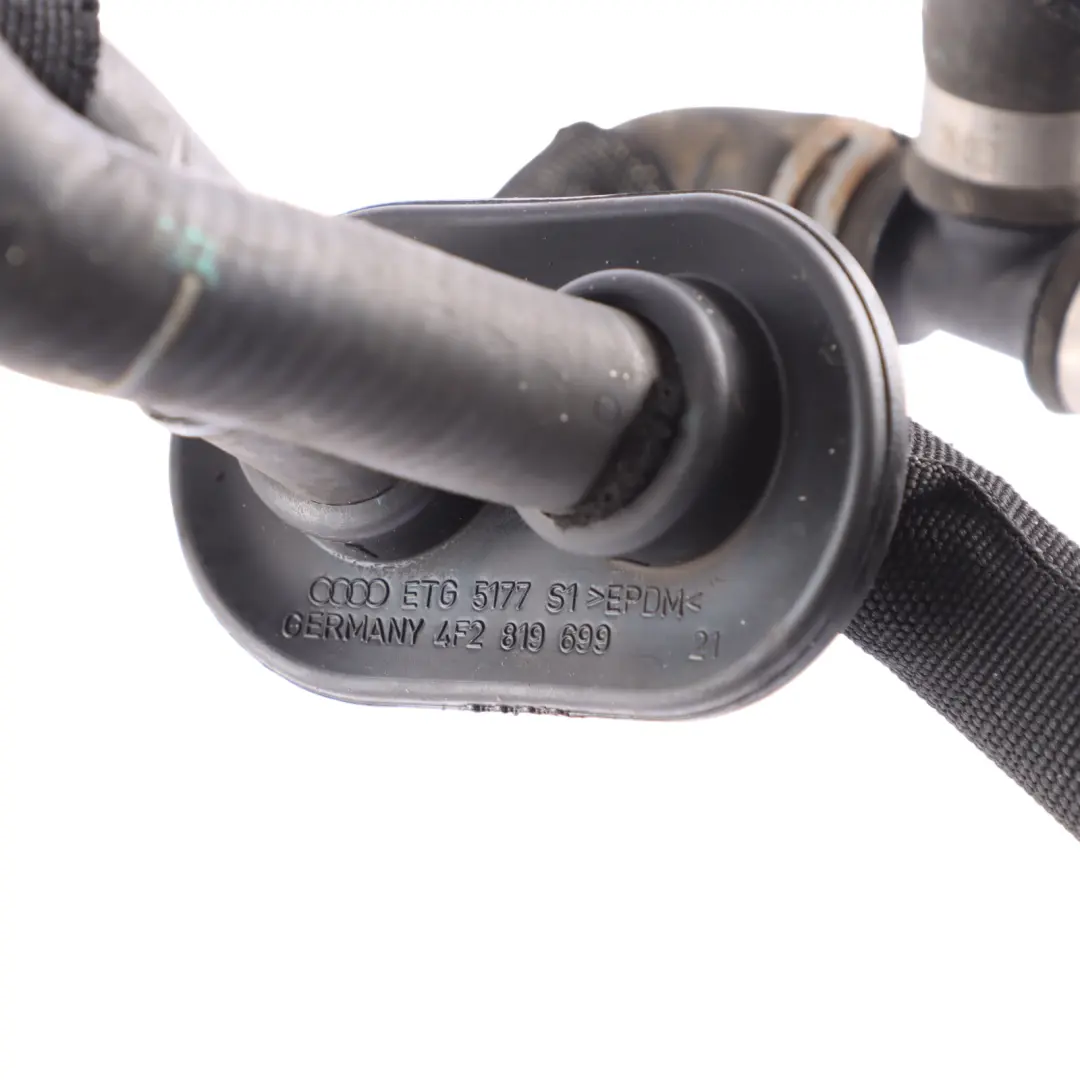 Coolant Water Heater Pipes Hoses Lines to Audi A6 C6 2.0 TDI with Part number 4F2819350T Audi A6 C6 2.0 TDI Coolant Water Heater Pipes Hoses Lines - SKU RHD-4F2819371K - Part number 4F2819350T