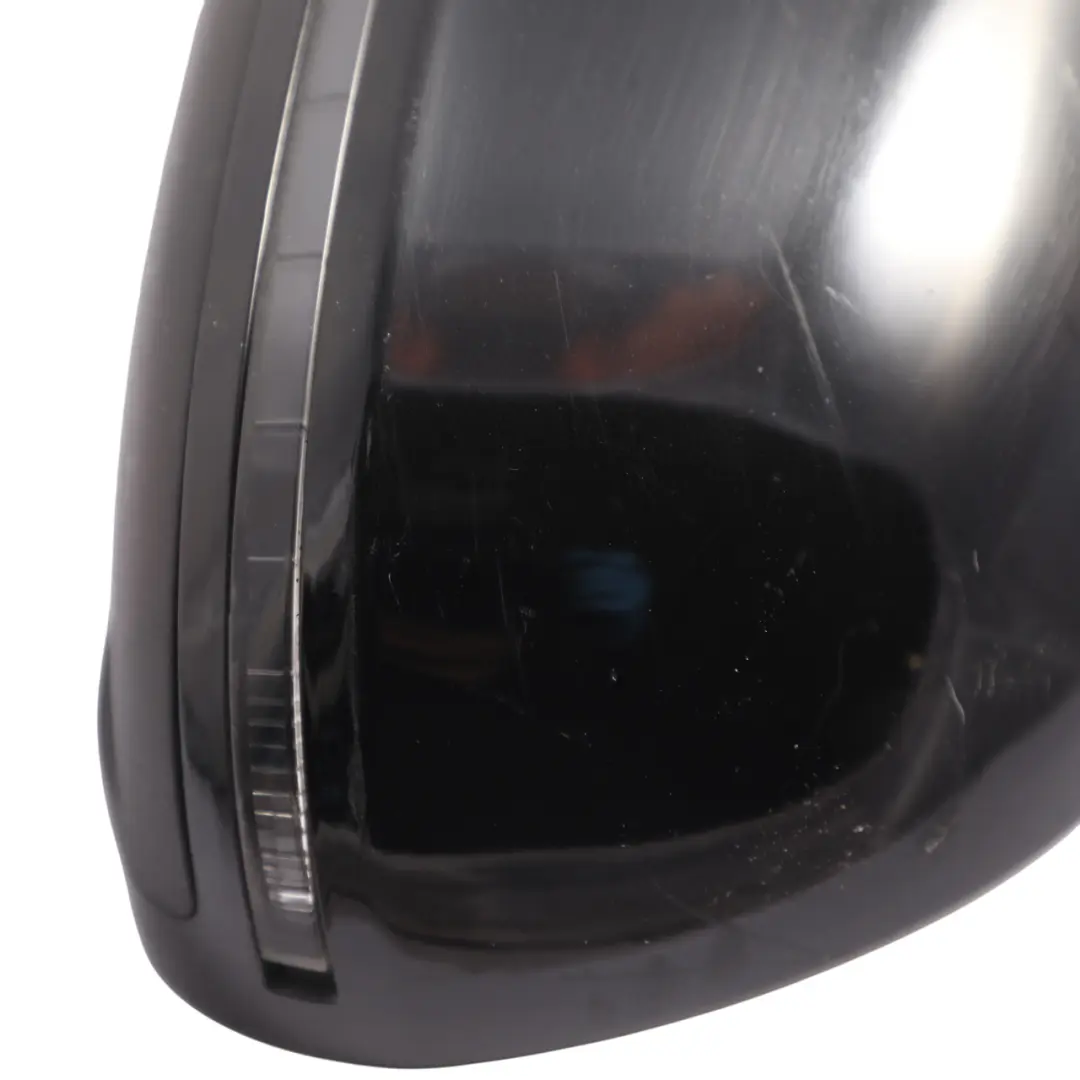 Wing Side View Mirror Front Left N/S Brilliant Black Metallic - Y9B to Audi A6 C6 with Part number 4F2857409AG Audi A6 C6 Wing Side View Mirror Front Left N/S Brilliant Black Metallic - Y9B - SKU 4F2857409AG-BBL - Part number 4F2857409AG