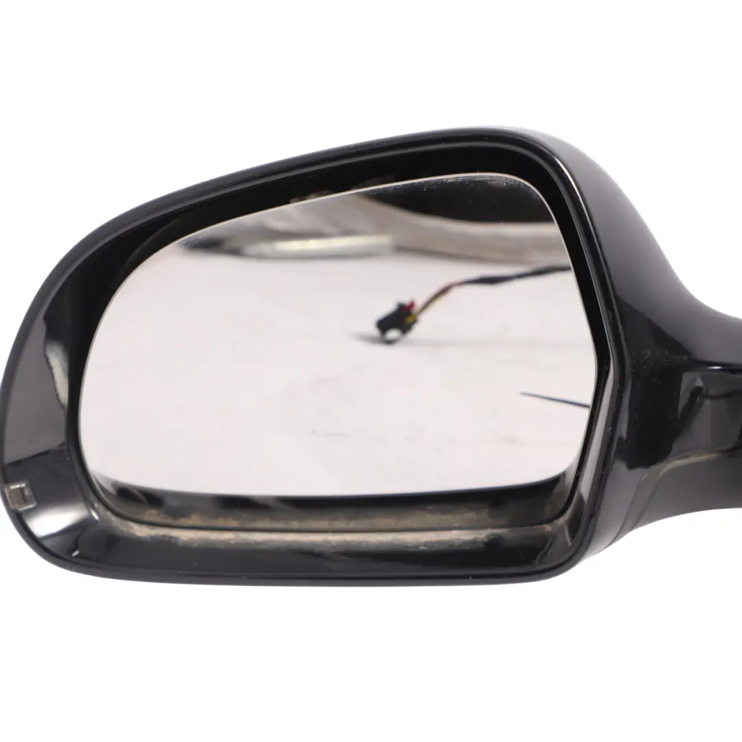 Wing Side View Mirror Front Left N/S Brilliant Black Metallic - Y9B to Audi A6 C6 with Part number 4F2857409AG Audi A6 C6 Wing Side View Mirror Front Left N/S Brilliant Black Metallic - Y9B - SKU 4F2857409AG-BBL - Part number 4F2857409AG