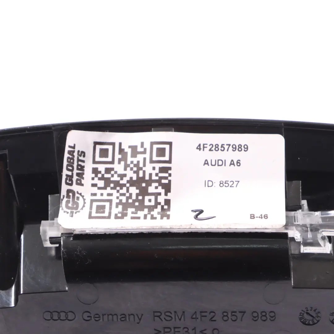 Audi A6 C6 Front Ashtray Insert Cover Trim Centre Console Front - SKU RHD-4F2857989 - Part number 4F2857989