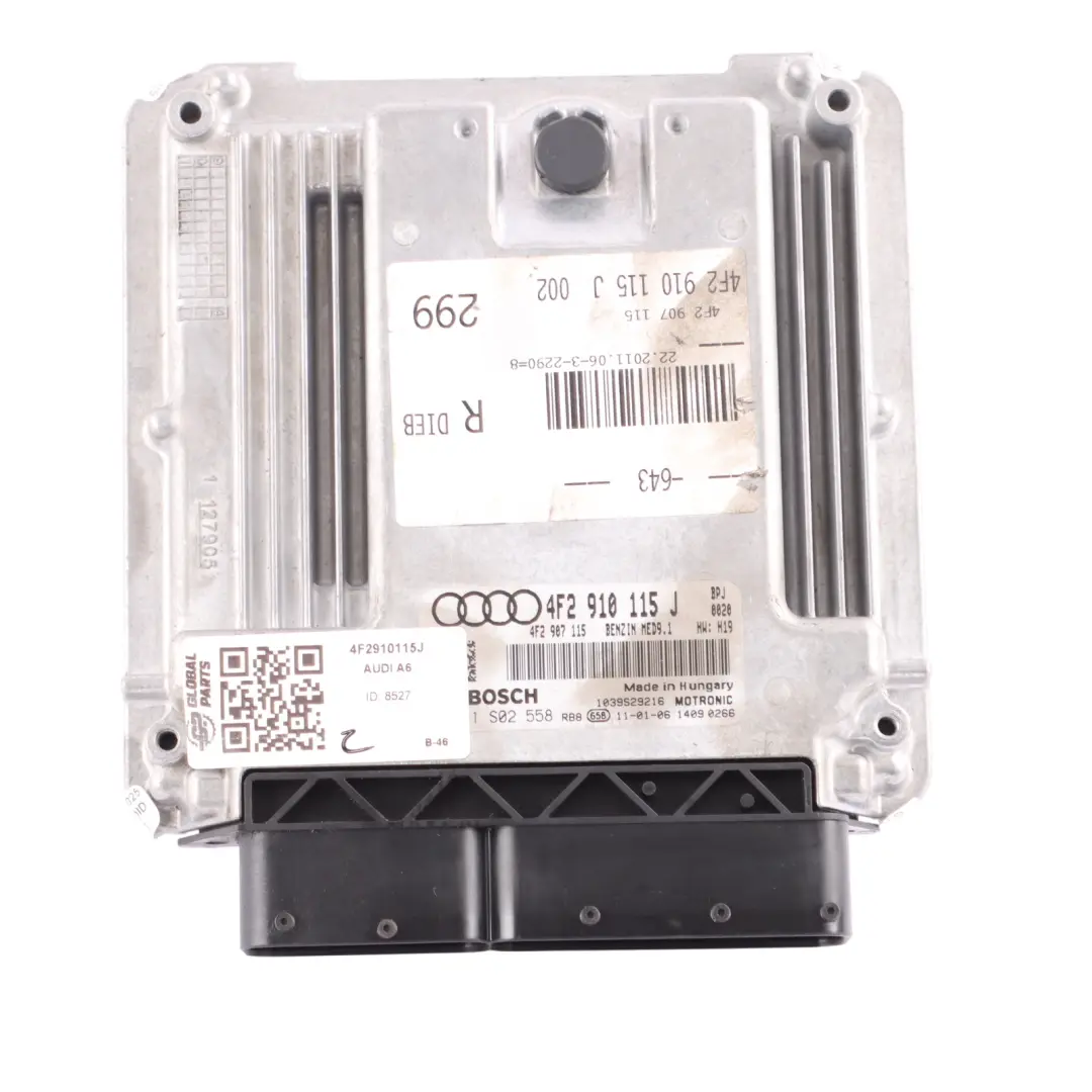 BPJ 170HP Engine Control Unit ECU Kit Manual to Audi A6 C6 2.0 TFSI with Part number 4F2910115J Audi A6 C6 2.0 TFSI BPJ 170HP Engine Control Unit ECU Kit Manual - SKU 4F2910115J - Part number 4F2910115J