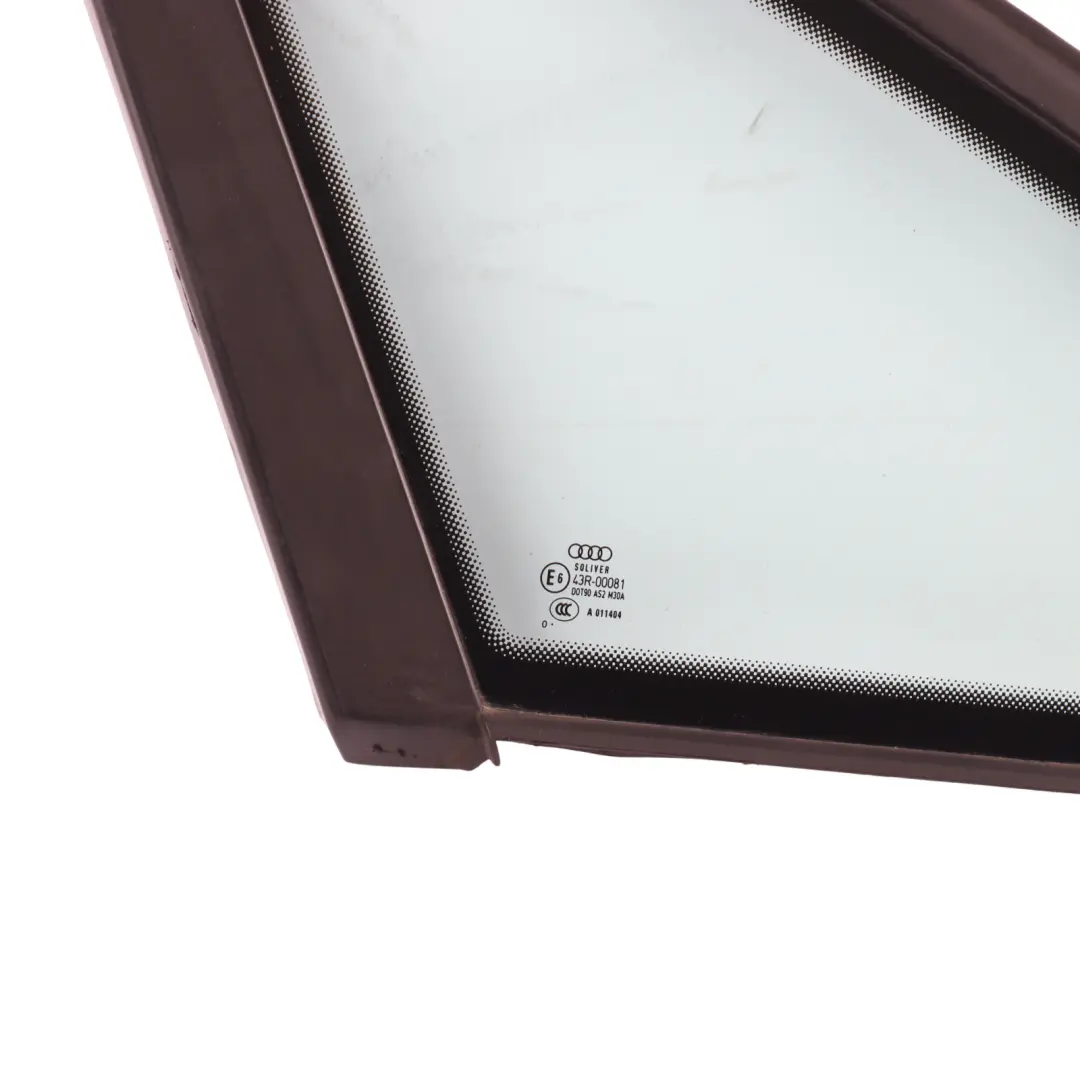 Triangular Quarter Left N/S Side Window Glass AS2 to Audi A6 C6 Rear with Part number 4F5845299B Audi A6 C6 Rear Triangular Quarter Left N/S Side Window Glass AS2 - SKU 4F5845299B - Part number 4F5845299B