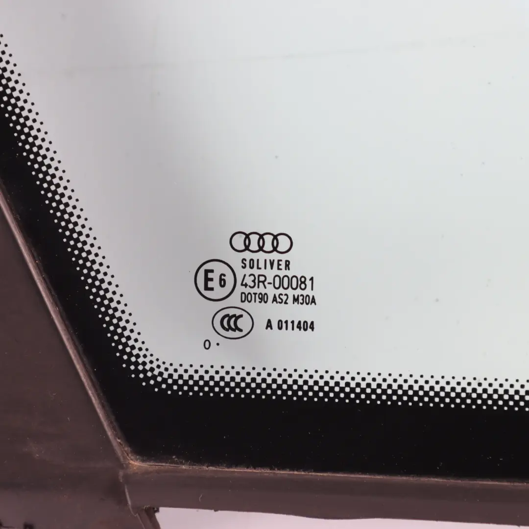 Tylna Trójkątna Lewa Szyba Karoseryjna AS2 do Audi A6 C6 o numerze 4F5845299B Audi A6 C6 Tylna Trójkątna Lewa Szyba Karoseryjna AS2 - SKU 4F5845299B - Numer Części 4F5845299B