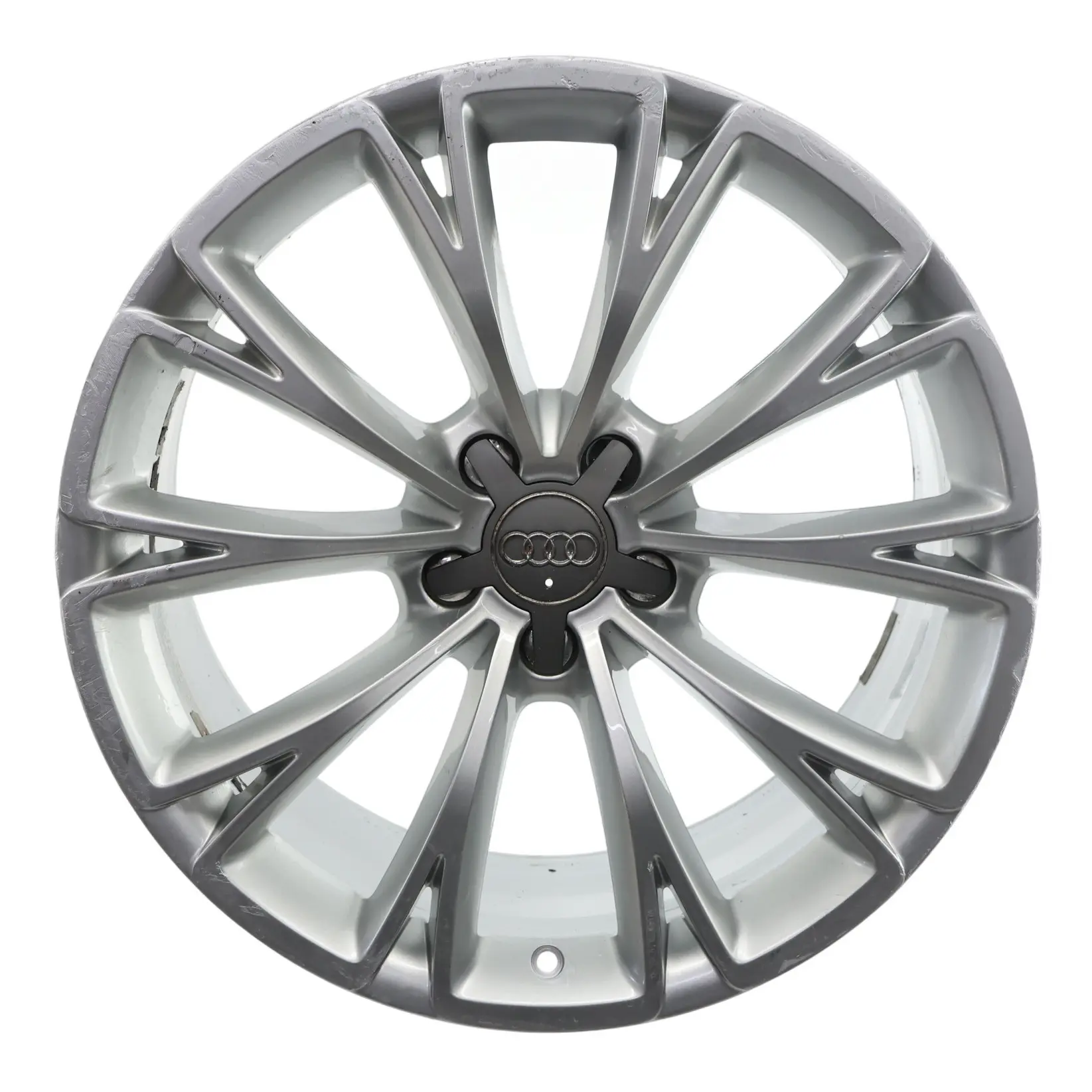 Audi A7 4G A8 D4 Cerchione Lega Argento 19" 9J ET:33 Raggi Stella 4H0601025BG