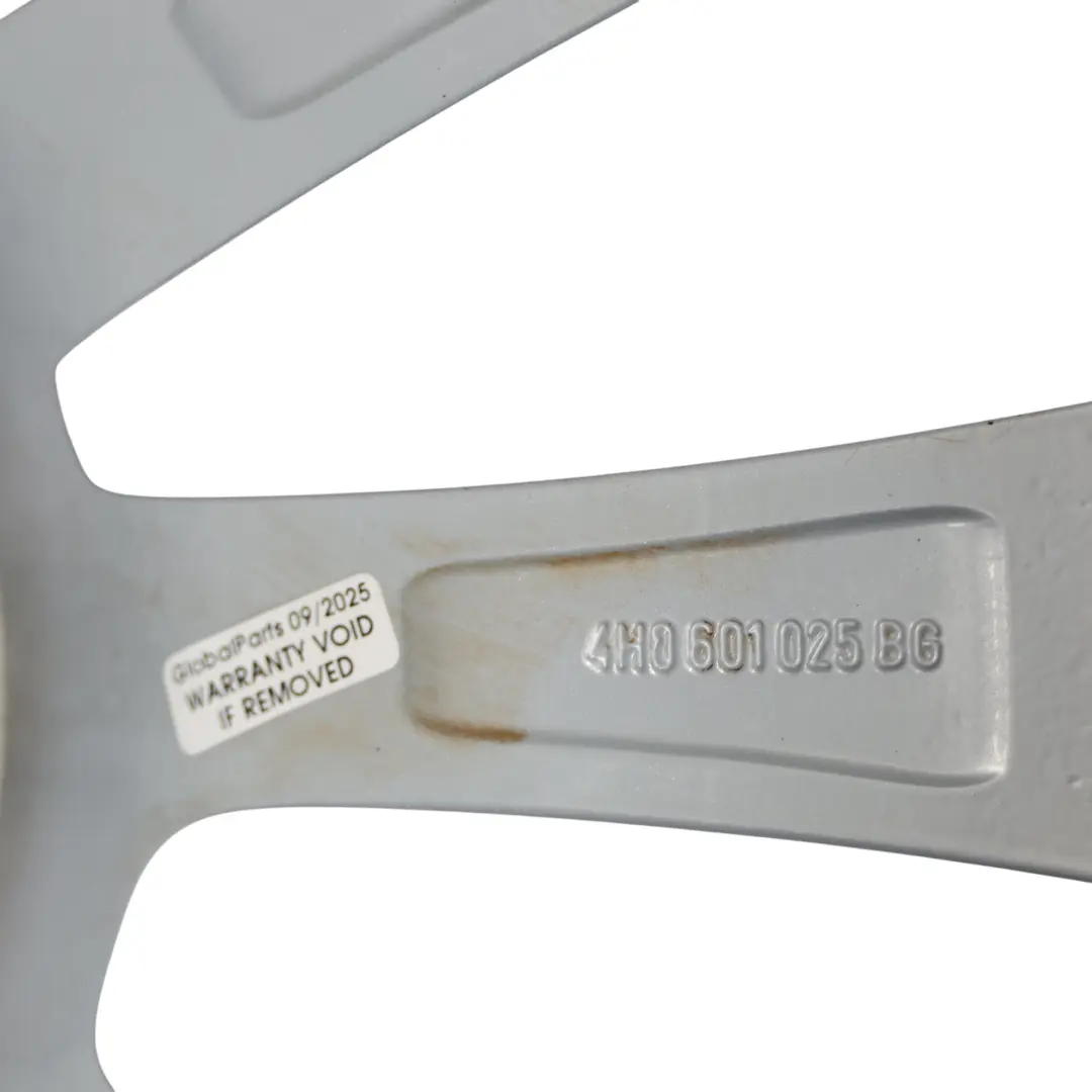 Audi A7 4G A8 D4 Felga Aluminiowa Srebrna 19" 9J ET:39 4H0601025G - SKU 4H0601025BG-1 - Numer Części 4H0601025BG