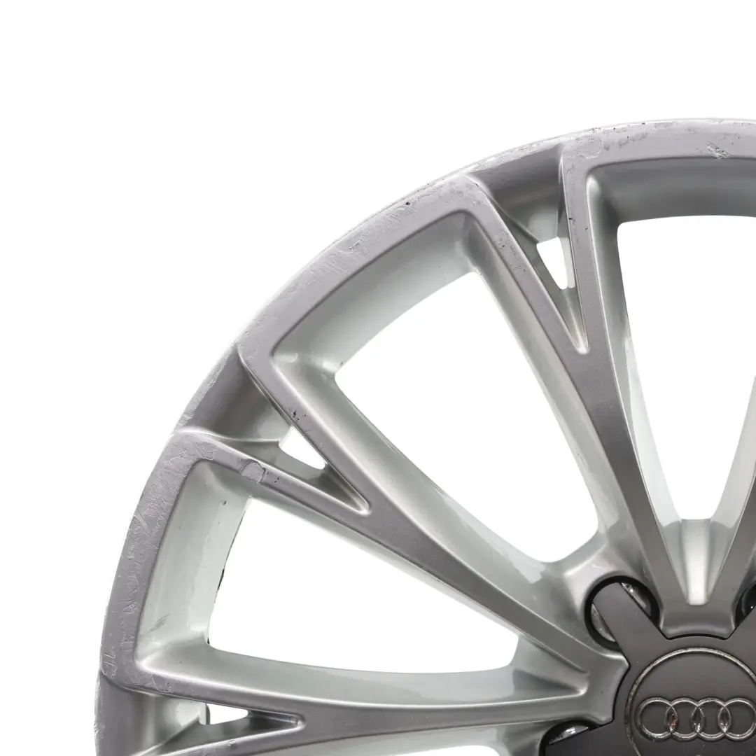 Audi A7 4G A8 D4 Jante Alliage Argentée 19" 9J ET:39 Rayons Étoile 4H0601025G - SKU 4H0601025BG-1 - Numéro de pièce 4H0601025BG
