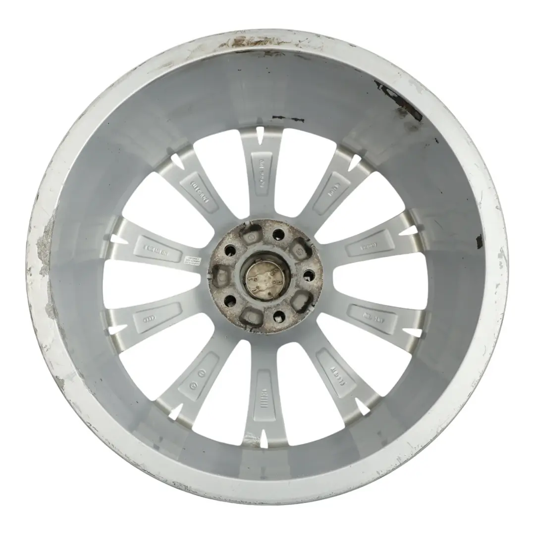 Audi A7 4G A8 D4 Wheel Rim Alloy Silver 19" 9J ET:33 Star Spoke - SKU 4H0601025G-3 - Part number 4H0601025G