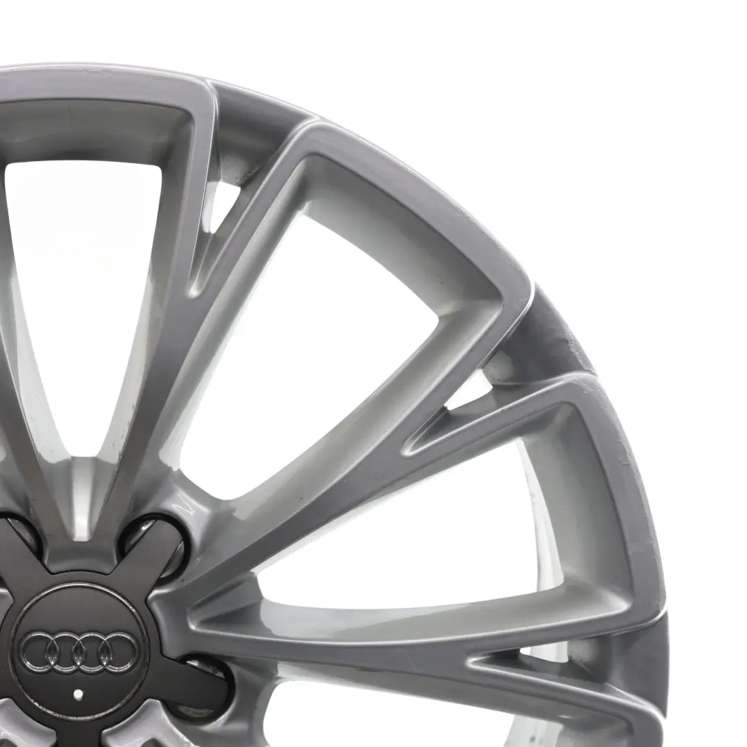 Audi A7 4G A8 D4 Wheel Rim Alloy Silver 19" 9J ET:33 Star Spoke - SKU 4H0601025G-3 - Part number 4H0601025G
