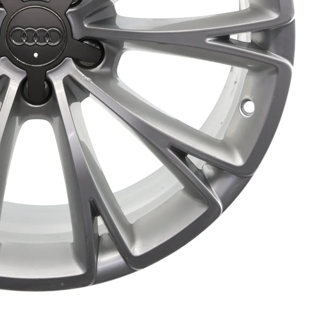 Rim Alloy Silver 19" 9J ET:33 Star Spoke to Audi A7 4G A8 D4 Wheel with Part number 4H0601025G Audi A7 4G A8 D4 Wheel Rim Alloy Silver 19" 9J ET:33 Star Spoke - SKU 4H0601025G-3 - Part number 4H0601025G