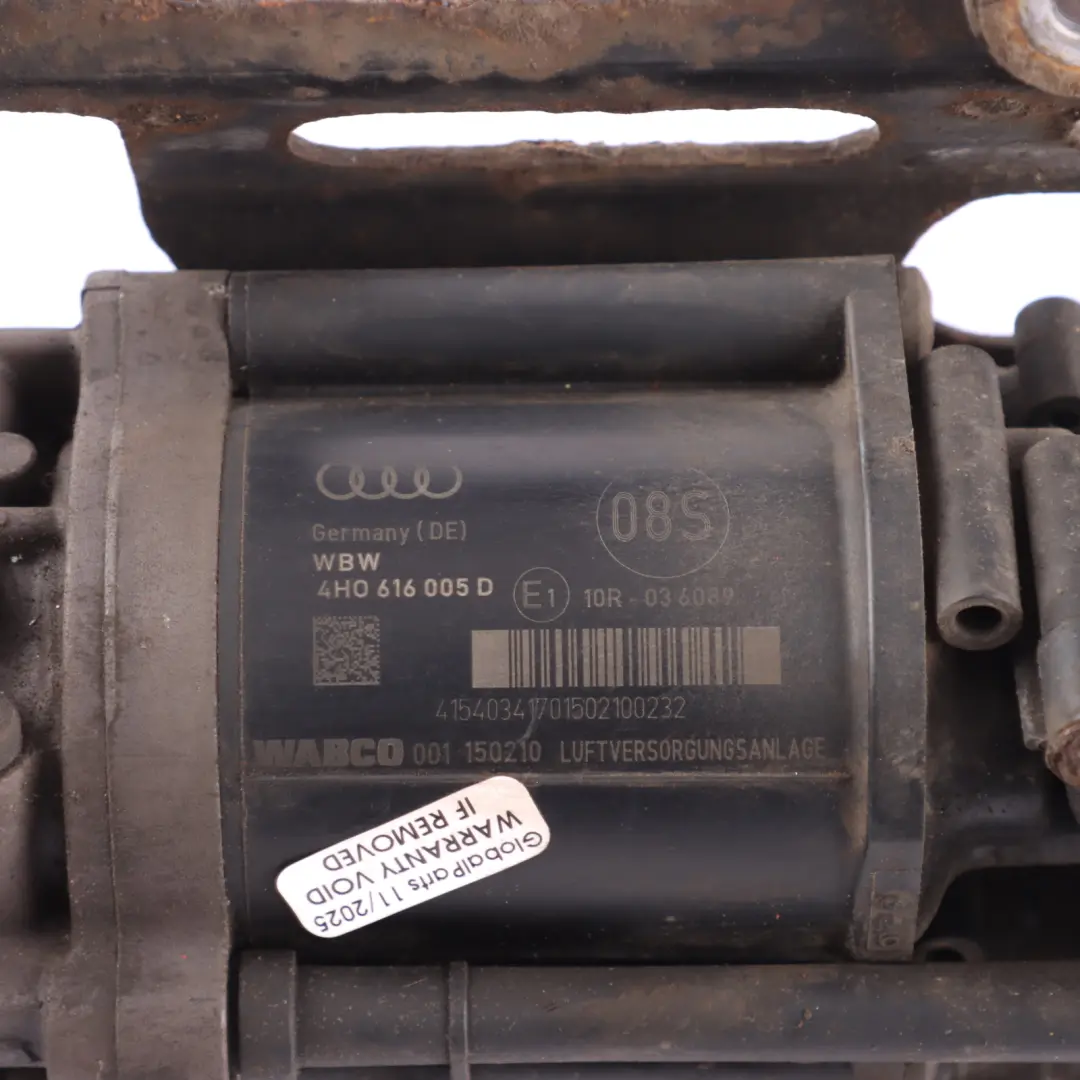 Audi A8 4H D4 Diesel Air Suspension Compressor Pump Unit - SKU 4H0616005D - Part number 4H0616005D