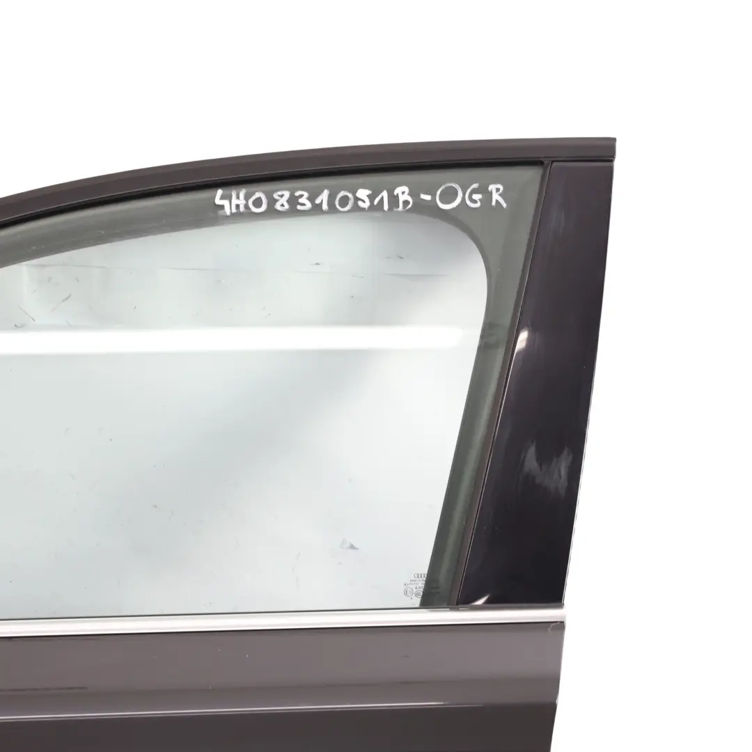 Porta Anteriore Sinistra Pannello Oolong Grey Metallic - X7U per Audi A8 D4 con numero di parte 4H0831051B Audi A8 D4 Porta Anteriore Sinistra Pannello Oolong Grey Metallic - X7U - SKU 4H0831051B-OGR - Numero di parte 4H0831051B