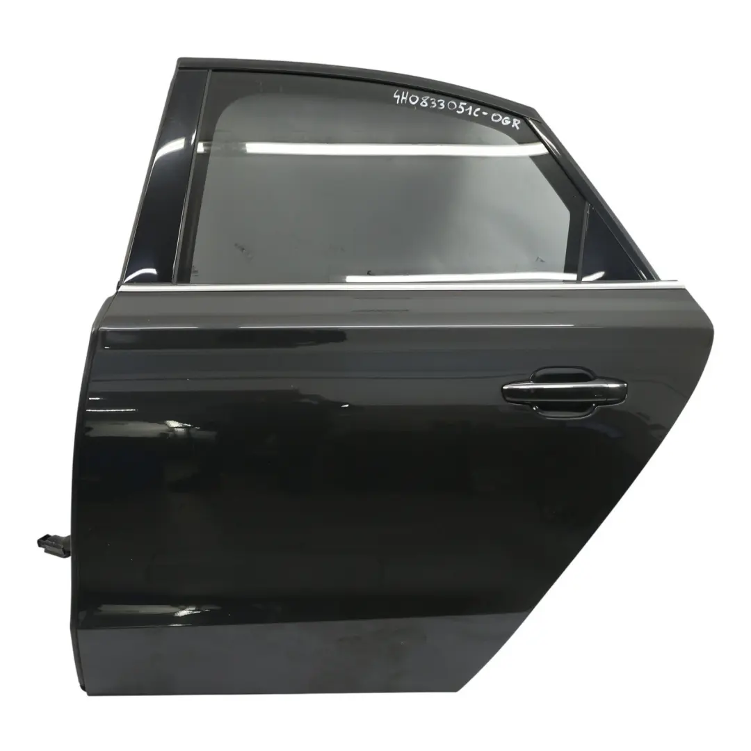 Audi A8 D4 Rear Door Left N/S Covering Panel Oolong Grey Metallic - X7U - SKU 4H0833051C-OGR - Part number 4H0833051C