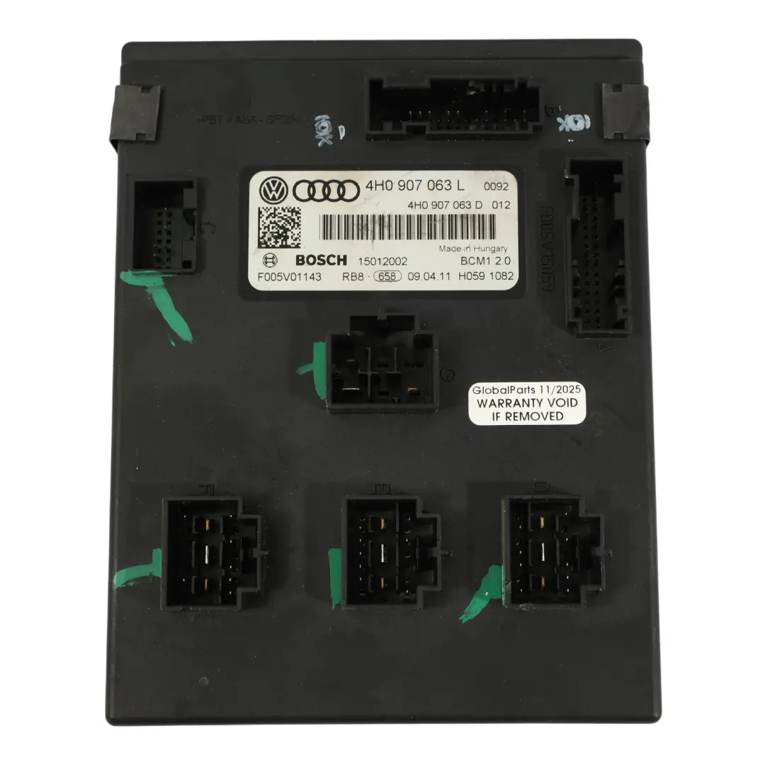 VW Volkswagen Touareg 7P Moduł Sterownik Komfortu BCM ECU - SKU 4H0907063L - Numer Części 4H0907063L