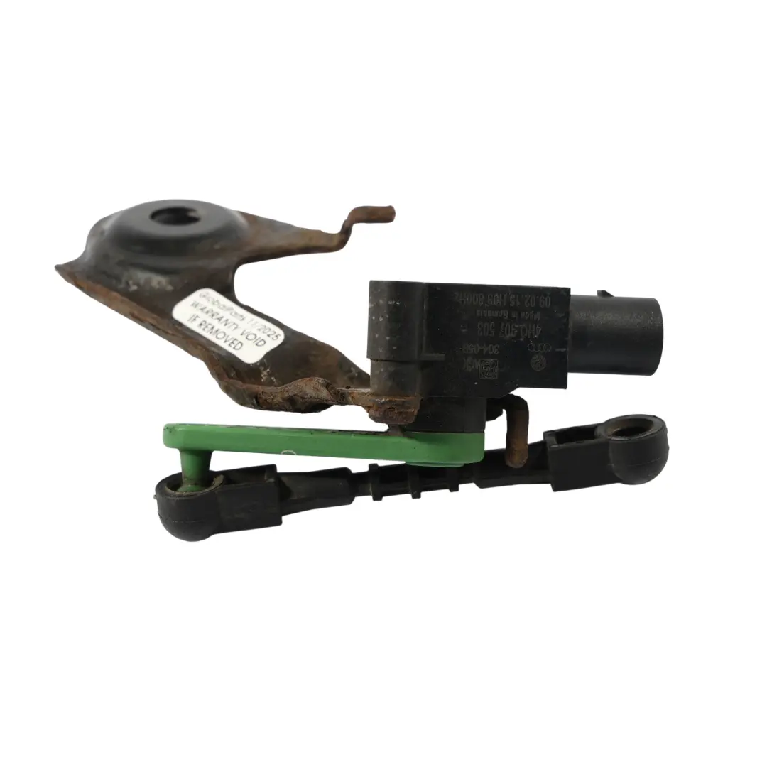 Faro Altezza Lampada Sensore Livello Meccanismo Staffa per Audi A8 D4 con numero di parte 4H0907503 Audi A8 D4 Faro Altezza Lampada Sensore Livello Meccanismo Staffa - SKU 4H0907503 - Numero di parte 4H0907503