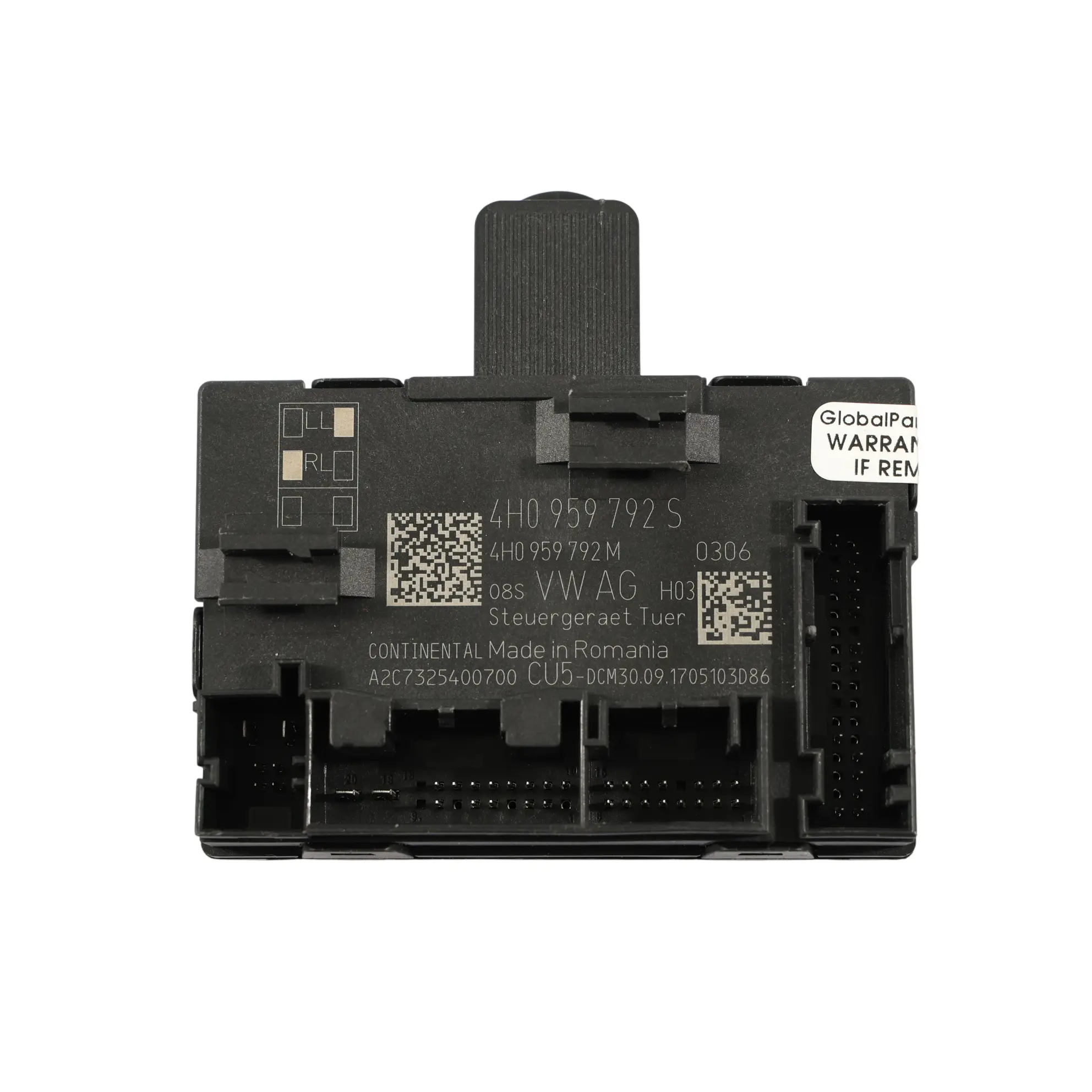 Porsche Macan 95B Front Door Control Module Unit Passenger Side 4H0959792S