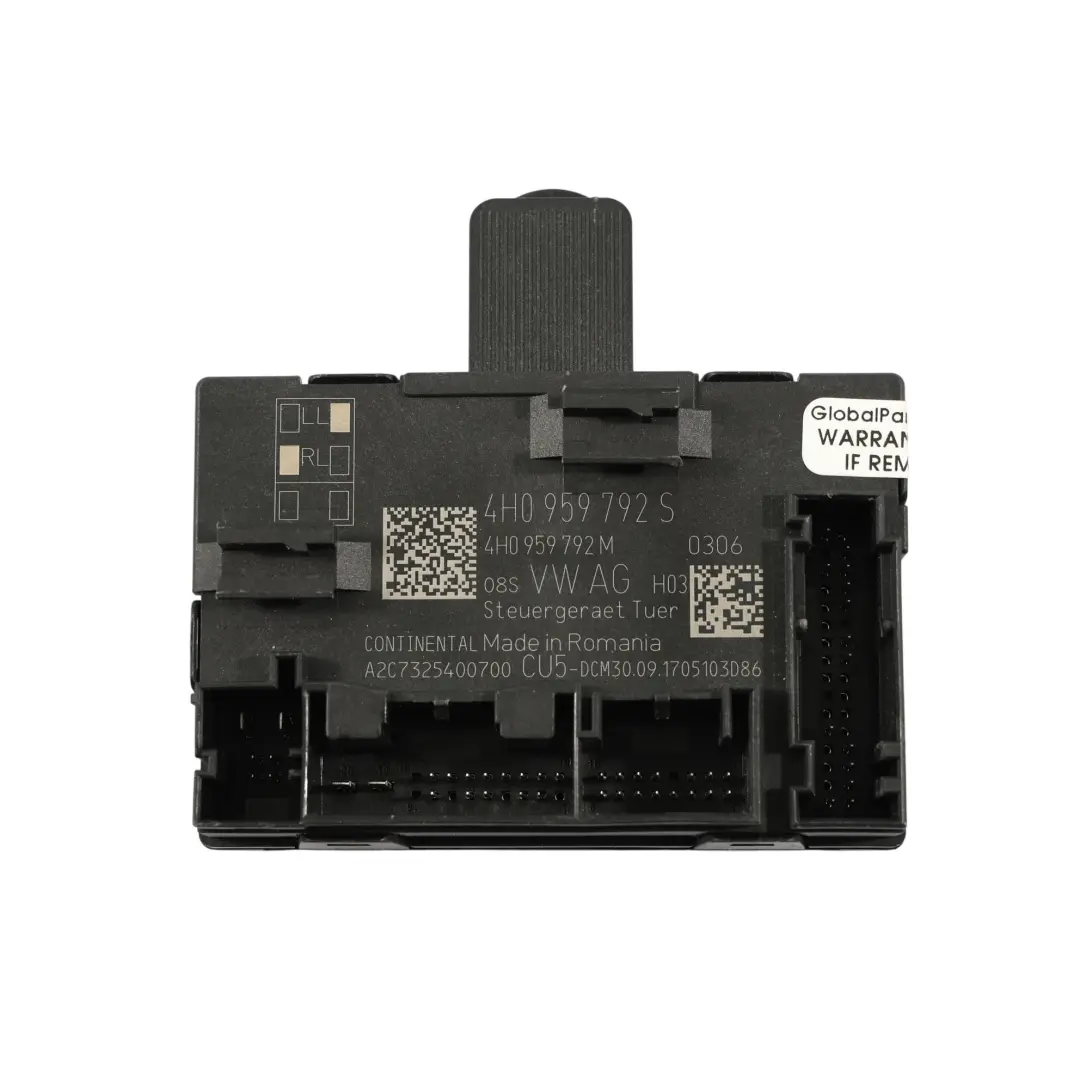 Vordere Türsteuerung Modul Einheit Beifahrerseite für Porsche Macan 95B mit Teilenummer 4H0959792S Porsche Macan 95B Vordere Türsteuerung Modul Einheit Beifahrerseite - SKU 4H0959792S - Teilenummer 4H0959792S