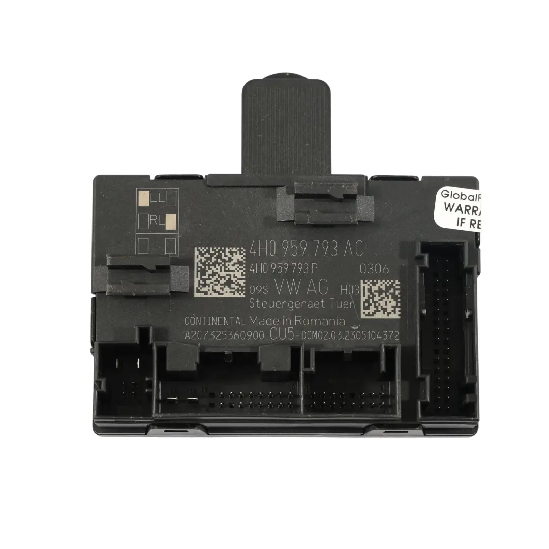 95B-2 Module Commande De Porte Avant Côté Conducteur pour Porsche Macan S à propos du numéro de pièce 4H0959793AC Porsche Macan S 95B-2 Module Commande De Porte Avant Côté Conducteur - SKU 4H0959793AC - Numéro de pièce 4H0959793AC