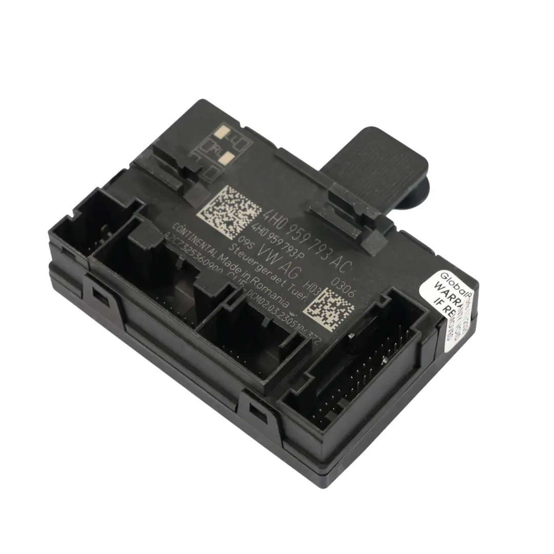 Porsche Macan S 95B-2 Modulo Di Controllo Porta Anteriore Lato Guida - SKU 4H0959793AC - Numero di parte 4H0959793AC