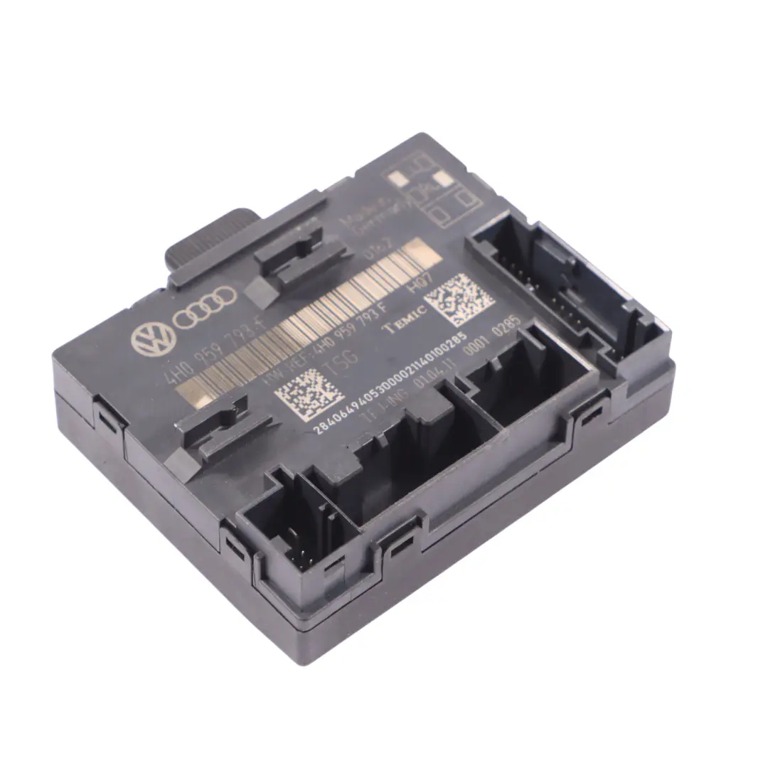 7P Module De Commande De Porte Avant Côté Conducteur pour VW Touareg à propos du numéro de pièce 4H0959793F VW Touareg 7P Module De Commande De Porte Avant Côté Conducteur - SKU 4H0959793F - Numéro de pièce 4H0959793F
