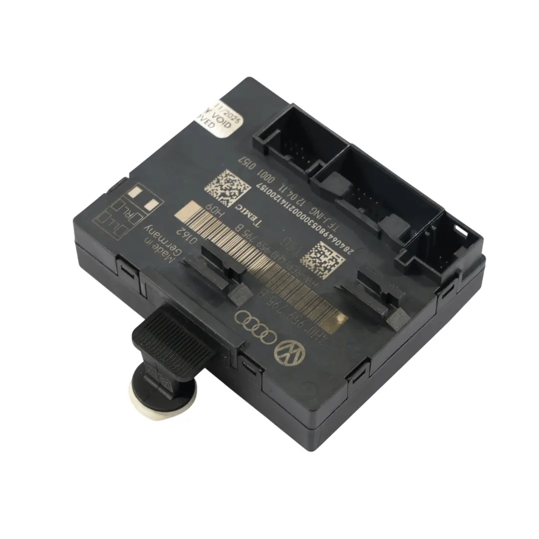 7L Moduł Sterownik Drzwi Tył Lewo Prawo ECU do VW Touareg o numerze 4H0959795B VW Touareg 7L Moduł Sterownik Drzwi Tył Lewo Prawo ECU - SKU 4H0959795B - Numer Części 4H0959795B