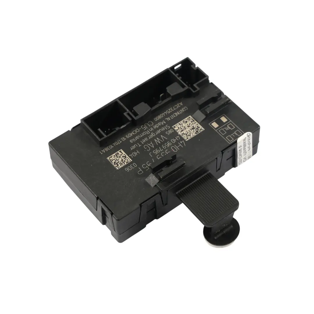 VW Touareg 7P Rear Door Module Control Unit Left Right N/O/S - SKU 4H0959795P - Part number 4H0959795P