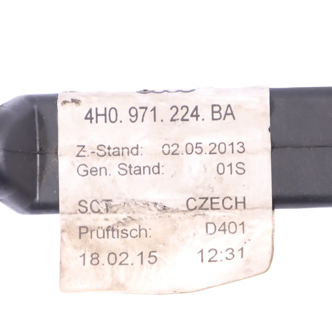 Audi A8 D4 Lichtmaschine Starter Motor Kabelbaum - SKU 4H0971224BA - Teilenummer 4H0971224BA