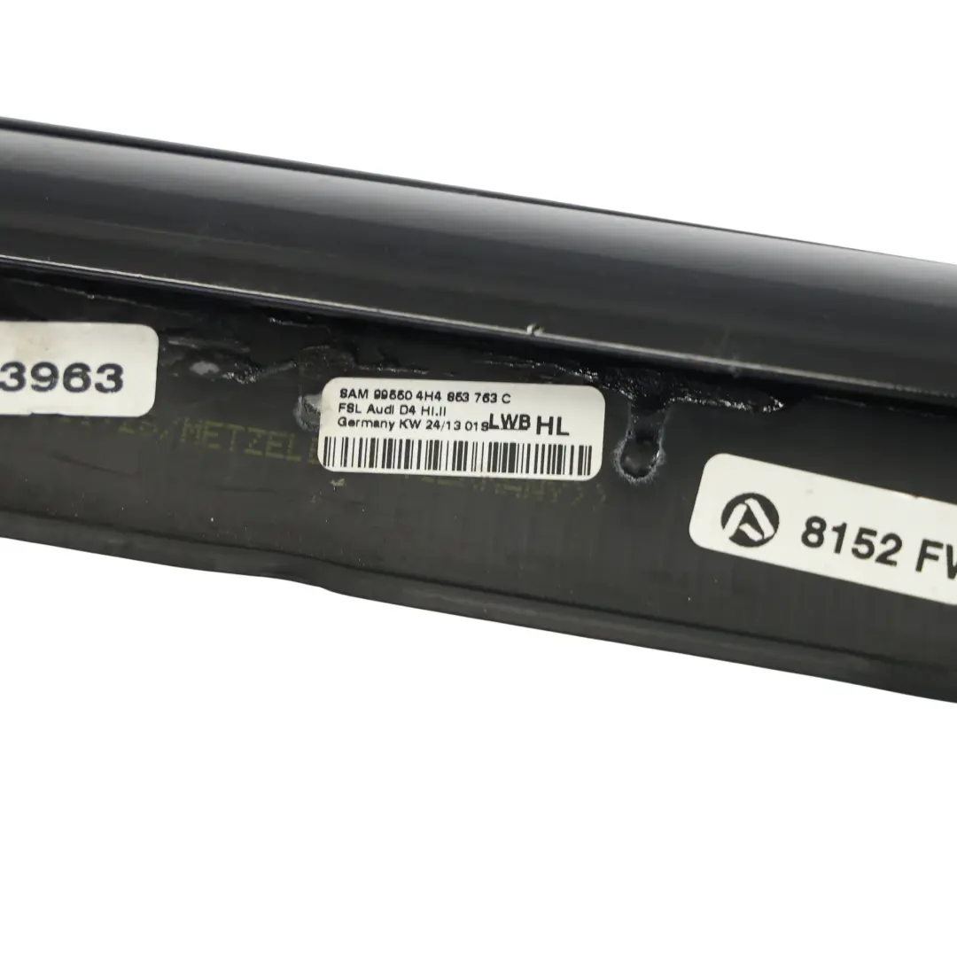 Audi A8 D4 Outer Door Window Seal Gasket Trim Strip Rear Left N/S - SKU 4H4853763C - Part number 4H4853763C