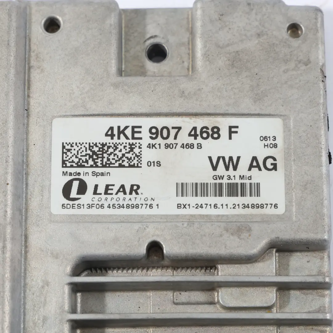 4M Moduł Sterownik Gateway ECU do Audi Q7 o numerze 4KE907468F Audi Q7 4M Moduł Sterownik Gateway ECU - SKU 4KE907468F - Numer Części 4KE907468F