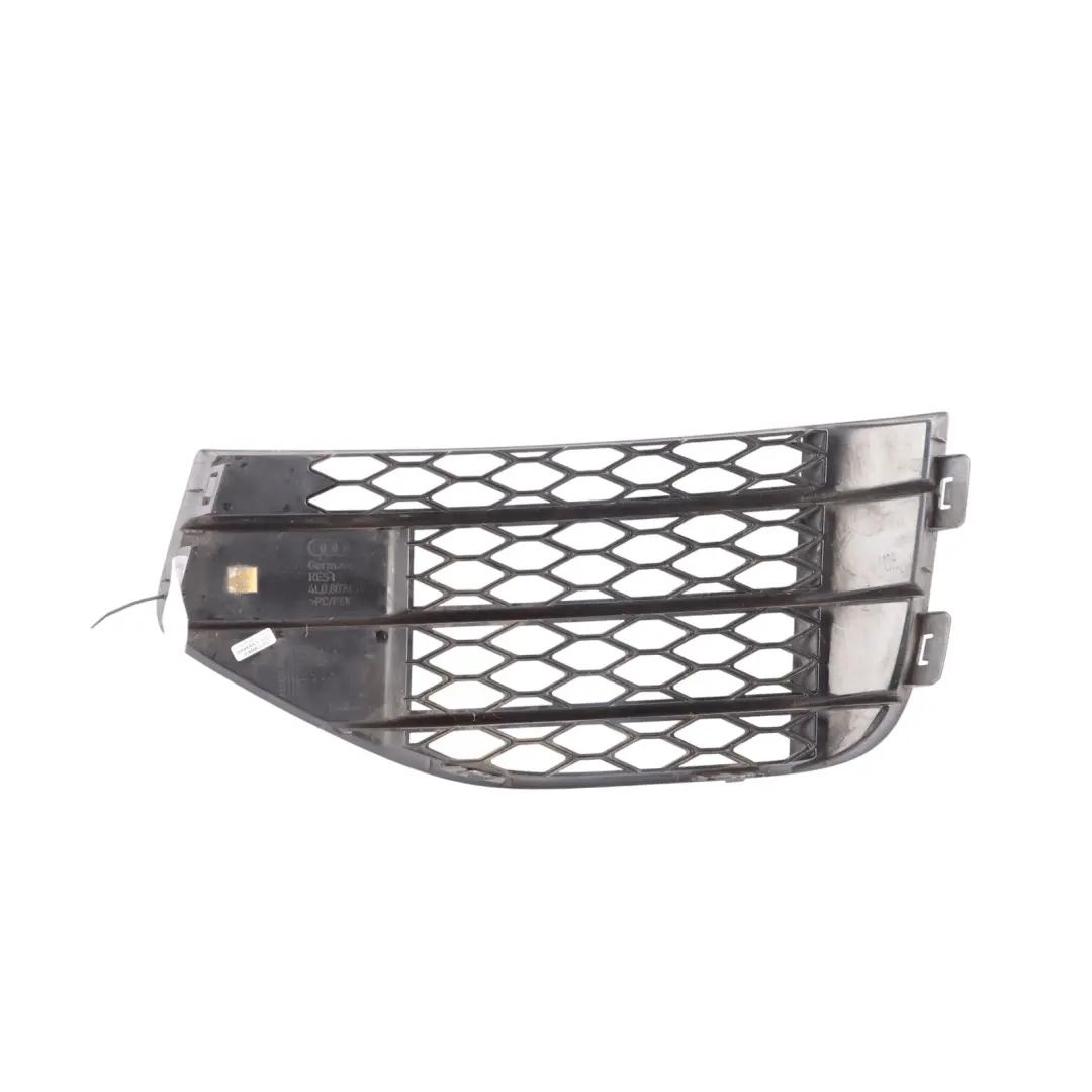 Front Bumper Cover Trim Grille Panel Right O/S to Audi Q7 4L with Part number 4L0807676B Audi Q7 4L Front Bumper Cover Trim Grille Panel Right O/S - SKU 4L0807676B - Part number 4L0807676B