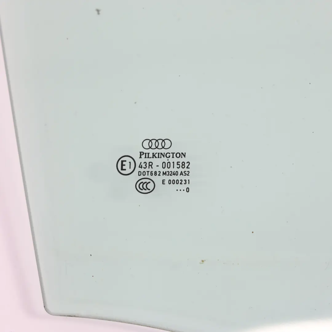 Door Window Glass Front Right O/S Green AS2 to Audi Q7 4L with Part number 4L0845202 Audi Q7 4L Door Window Glass Front Right O/S Green AS2 - SKU 4L0845202 - Part number 4L0845202