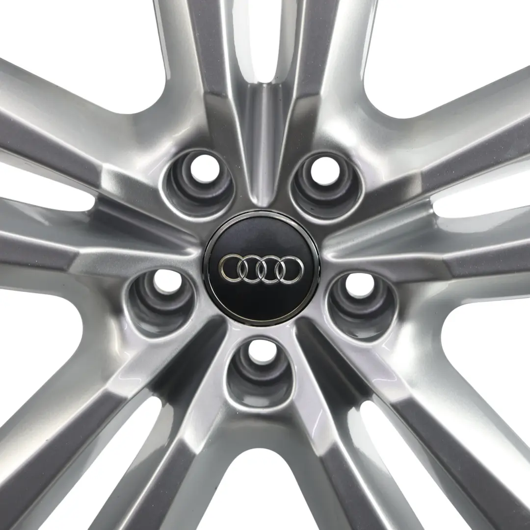 Audi Q7 4M Silberne Leichtmetallfelge 20" 9J ET:33 Doppelsternspeiche - SKU 4M0601025H-1 - Teilenummer 4M0601025H